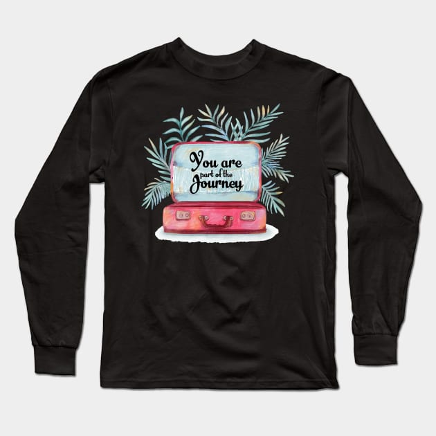 'You Are Part Of The Journey' Human Trafficking Shirt Long Sleeve T-Shirt by ourwackyhome